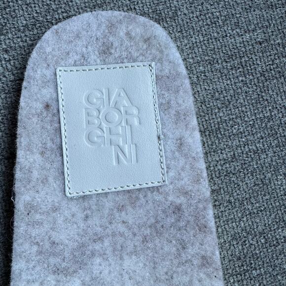 Gia Borghini Gia 22 Taddy knee-high Boots Chunk Sole Boots Ivory Poly 7.5 - Picture 7 of 16